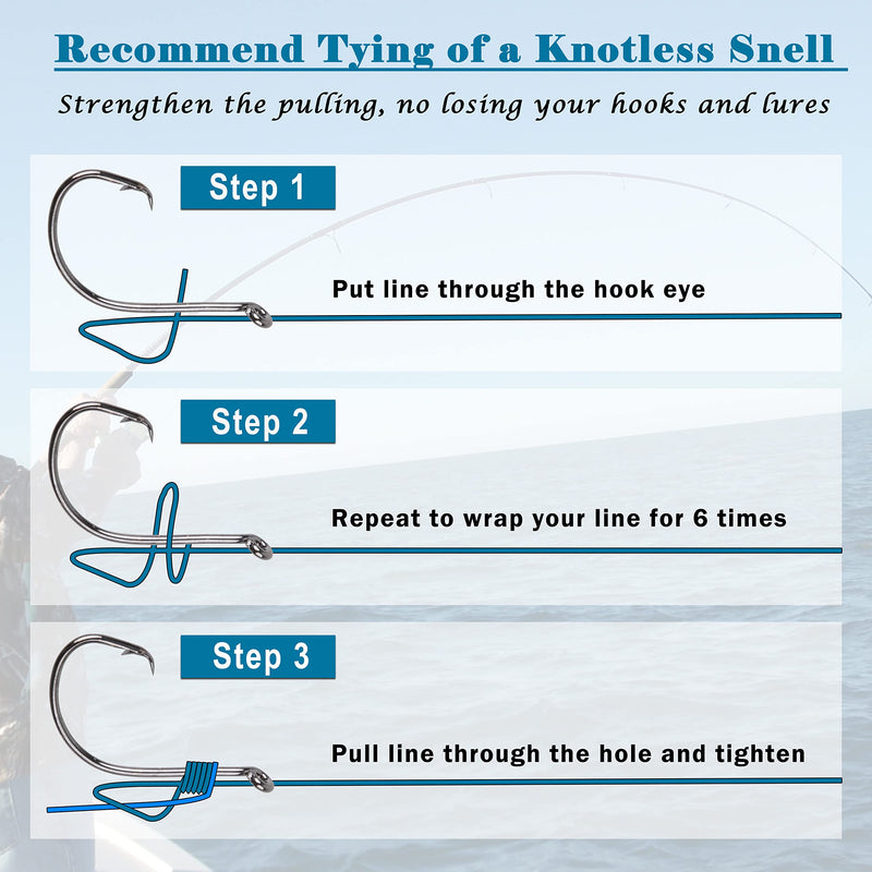 [Australia - AusPower] - Saltwater Circle Hooks Kit, Catfish Fishing Hooks 2X Strong Octopus Offset Fishing Hooks with 5pcs Power Clips High Carbon Steel Fish Hooks Assortment 155pcs Circle Hooks and Clips Kit 