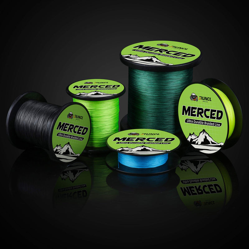 [Australia - AusPower] - RUNCL Braided Fishing Line Merced, 1000 500 300 Yards Braided Line 4 8 Strands, 6-200LB - Proprietary Weaving Tech, Thin-Coating Tech, Stronger Smoother - Fishing Line for Freshwater Saltwater… Blue 6LB(2.7kgs)/0.06mm - 300yds 