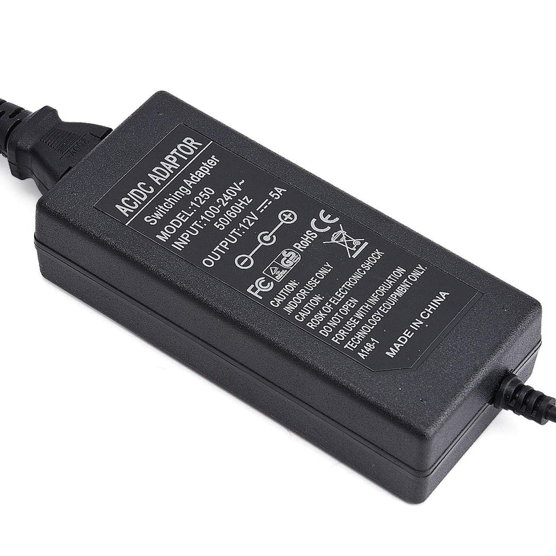 [Australia - AusPower] - Facmogu AC 110-220V to DC 12V 5A 60W Converter, 12V Car Cigarette Lighter Socket AC/DC Power Adapter Power Supply for Car Fan Car Air Purifier Car MP3 Other Car Devices Under 60W 