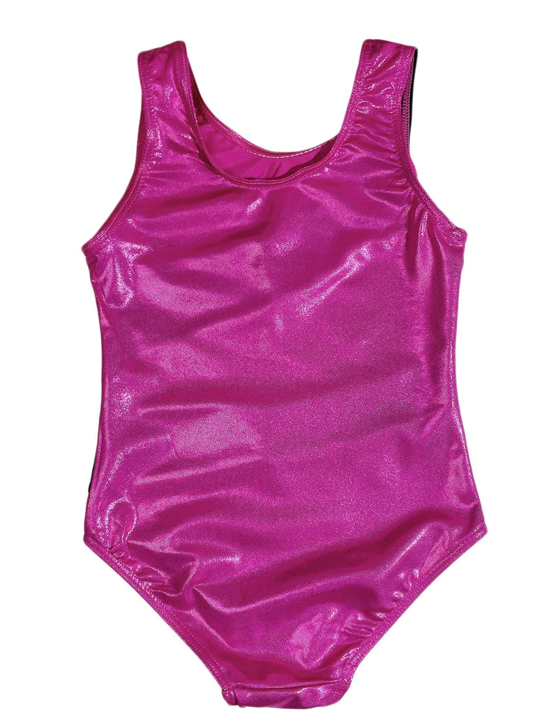 [Australia - AusPower] - QoozZ Leotard for Girls Sparkle Gymnastics Leotards 2-4y Hot Pink 