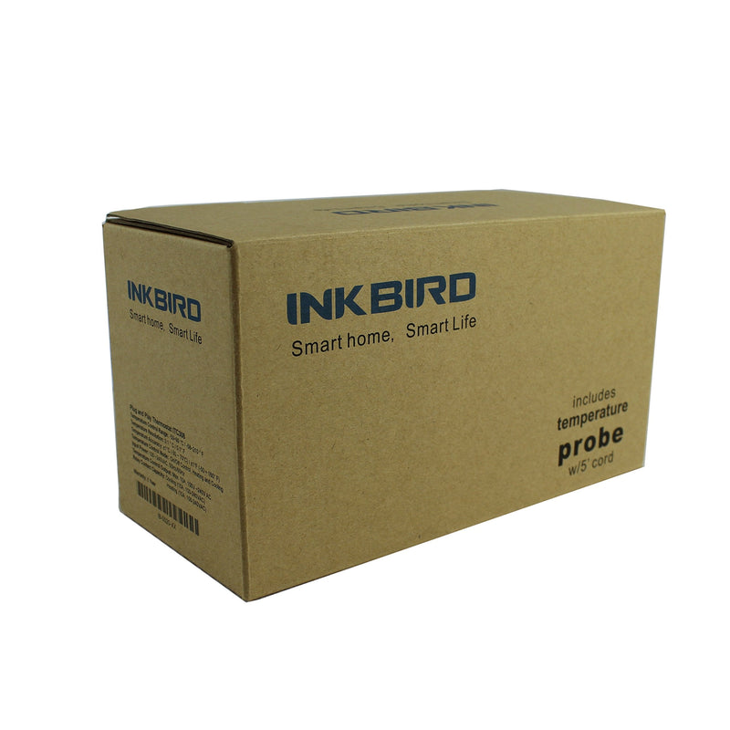 [Australia - AusPower] - Inkbird Dual Stage Temperature Controller Heating and Cooling with AC 100 to 240V ITC-308S and NTC Probe for Grow Room Fermentation Fridge Brewing 