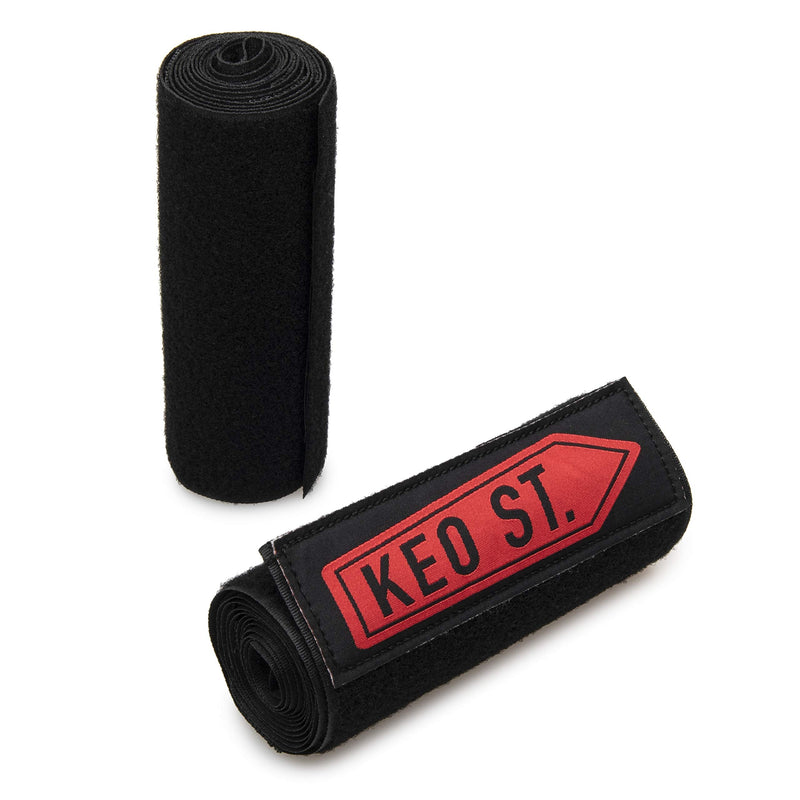 [Australia - AusPower] - KEO ST. Slackline Tree Protectors – Set of 2 – 5 Ft Long – Perfect for Slacklines, Hammocks, Ninjalines, Ziplines, – Complete with Drawstring Bag. Strong Hook and Loop Fastening, Built-In Guide Loops. 