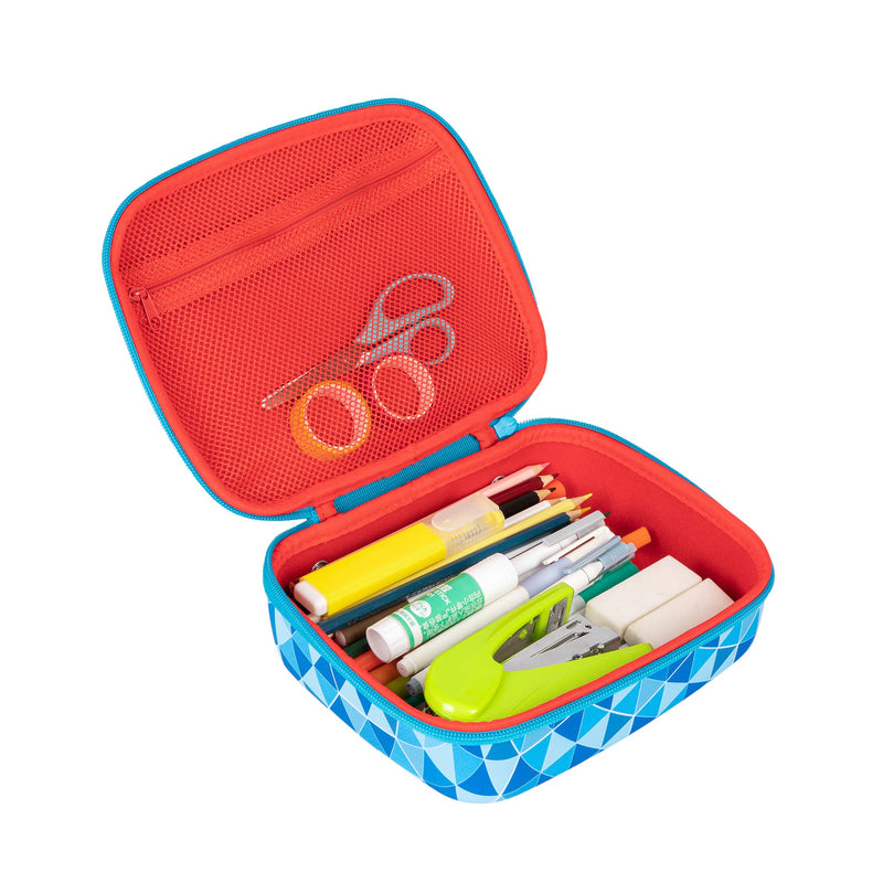 [Australia - AusPower] - ZIPIT Colorz Large Pencil Box, Holds Up to 110 Pens, Durable Storage Container for School and Office Supplies, Secure Zipper Closure (Blue) Jumbo Box Blue 
