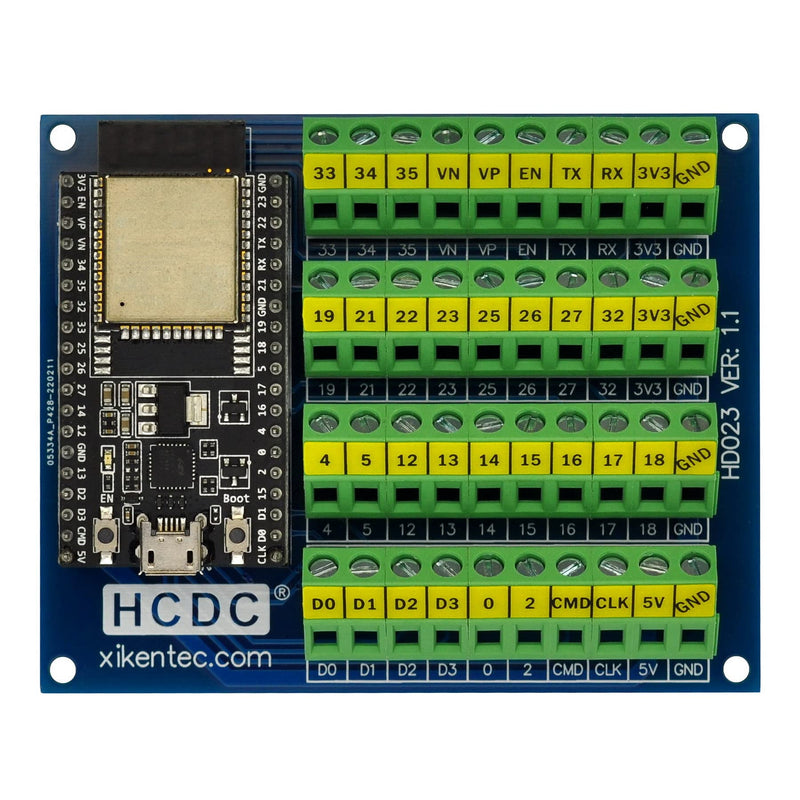 [Australia - AusPower] - Screw Terminal Block Breakout Module Board for ESP32-DevKitC 