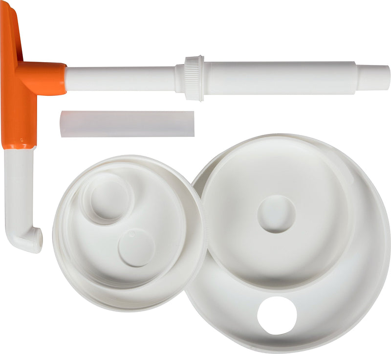 [Australia - AusPower] - CARLISLE FOODSERVICE PRODUCTS San Jamar P7410 6 Piece Mega Pump and Pump Kit,White" } 