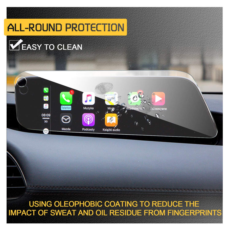 [Australia - AusPower] - RUIYA Screen Protecor For Mazda CX-30 2020 2021 Mazda 3 2019-2021 Connect B0N7 Car Navigation Tempered Glass Anti-Explosion Center Media Touchscreen Protector Mazda Car Accessories 