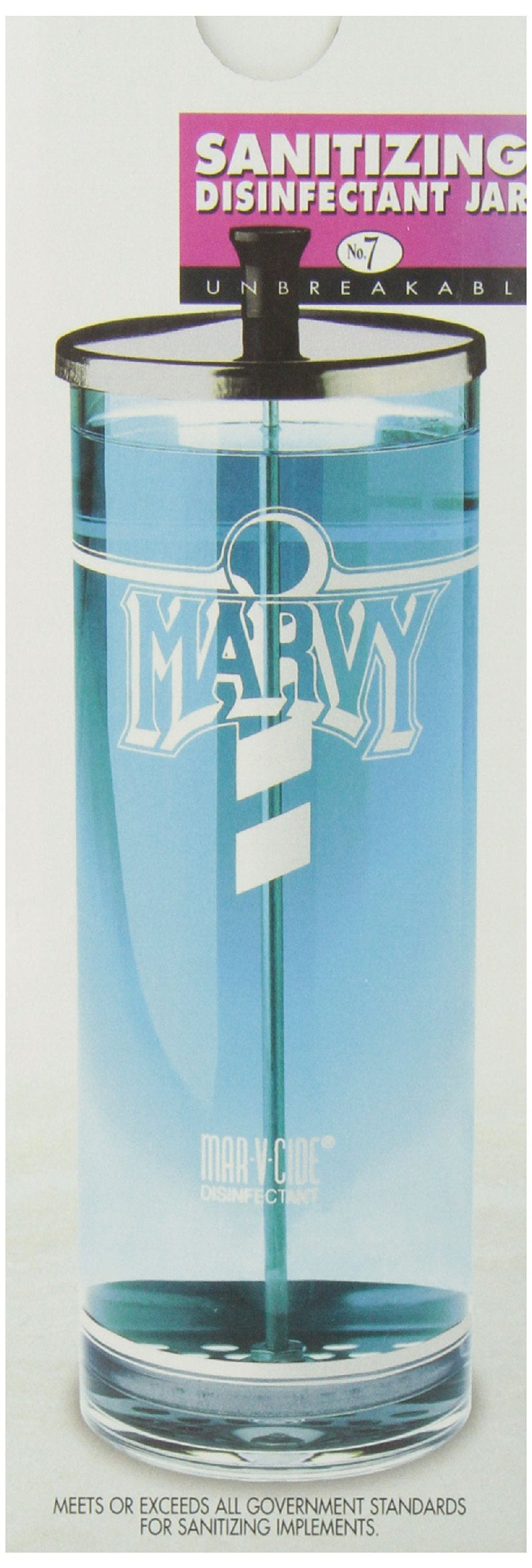 [Australia - AusPower] - William Marvy No.7 Unbreakable Disinfectant Jar, 40 Ounce 