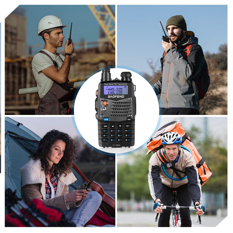 [Australia - AusPower] - Baofeng Two Way Radio，UV5R-A Ham Radio，Dual Band Radio with 2100mAh Li-ion Battery， Portable Walkie Talkies with Includes Full Kit 