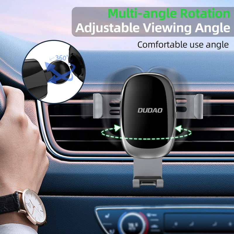 [Australia - AusPower] - Car Phone Holder Mount, Universal Air Vent Phone Holder Cell Phone Holder for Car Hands-Free Clamp Cradle Vehicle Compatible with All Apple iPhone F12 