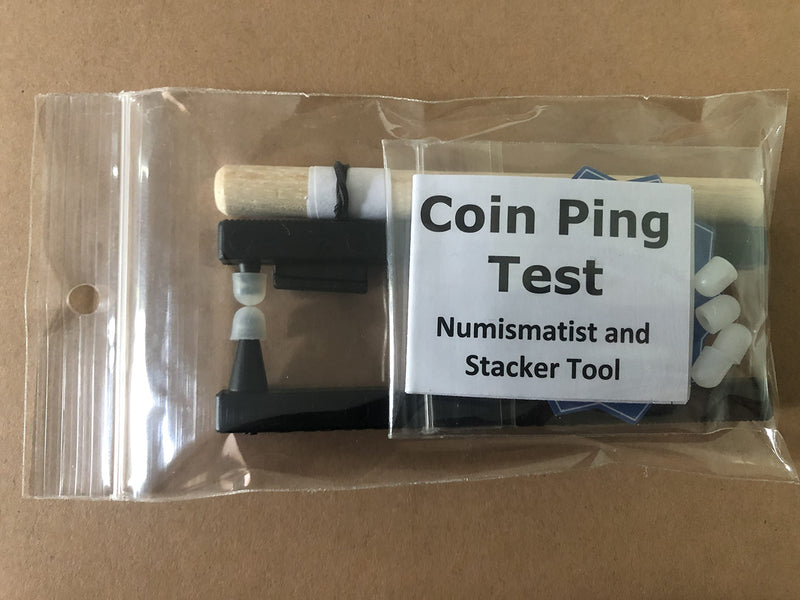 [Australia - AusPower] - Sound Money Metals The Pocket Pinger + Stack Stick, Coin Ping Test (Black, 1 Pack) Black 