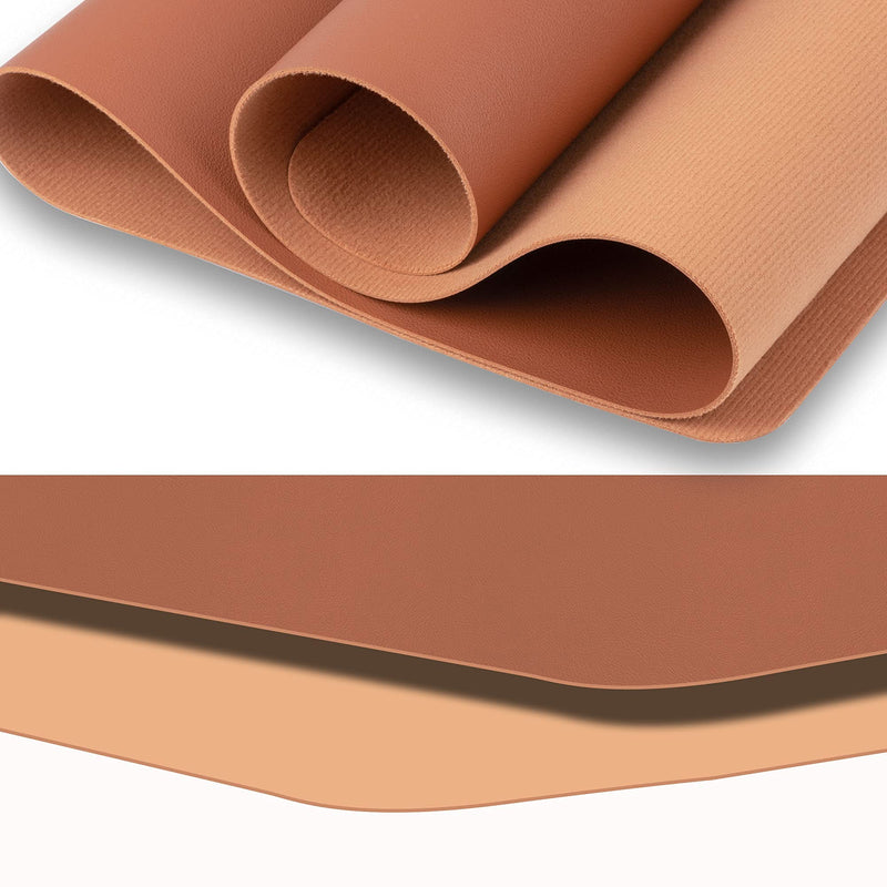 [Australia - AusPower] - Arae Desk Mat PU Leather Waterproof, Nonslip and Ultra Thin Desk Pad for Home and Office - 31.5 x 15.7 Inch Brown 31.5X15.7 Inch 