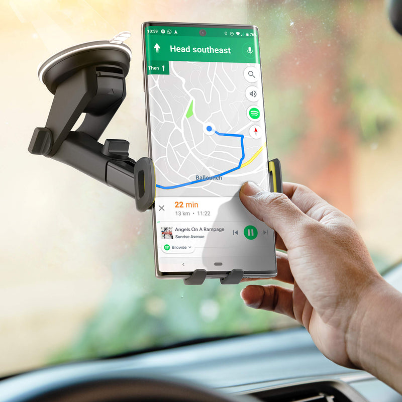 [Australia - AusPower] - Encased [Updated V2] Samsung Phone Holder - Car Mount for Galaxy Models S20 S21 S22 Plus, Ultra, Dash + Windshield Mounting, Case Friendly Design (S10 S10+ Note 9/10/20) (2022) 