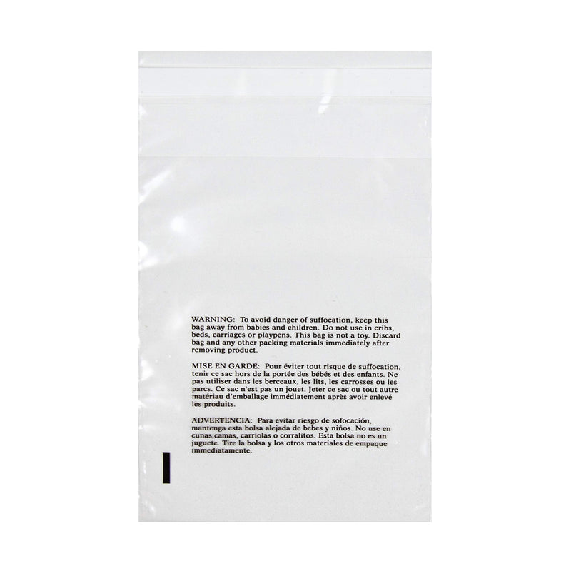 [Australia - AusPower] - Poly Bags 4x6" - Resealable Poly Bags 4x6 with Suffocation Warning - 200 Pack - Clear Poly Bags - 4x6 Poly Bags - Small Poly Bags - Retail Supply Co 4x6" - 200 Pack Suffocation Warning w/ Resealable Seal 
