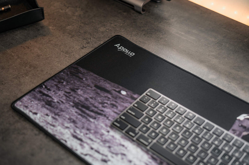 [Australia - AusPower] - Apollo Gaming Extended Mouse Pad, Large NASA Astronaut Space Design Microfiber Mousepad, (31.5×11.8), Large XXL Extended Desk Mat. Long Computer Keyboard Mouse Mat Mousepad for Office/Gaming/Home 