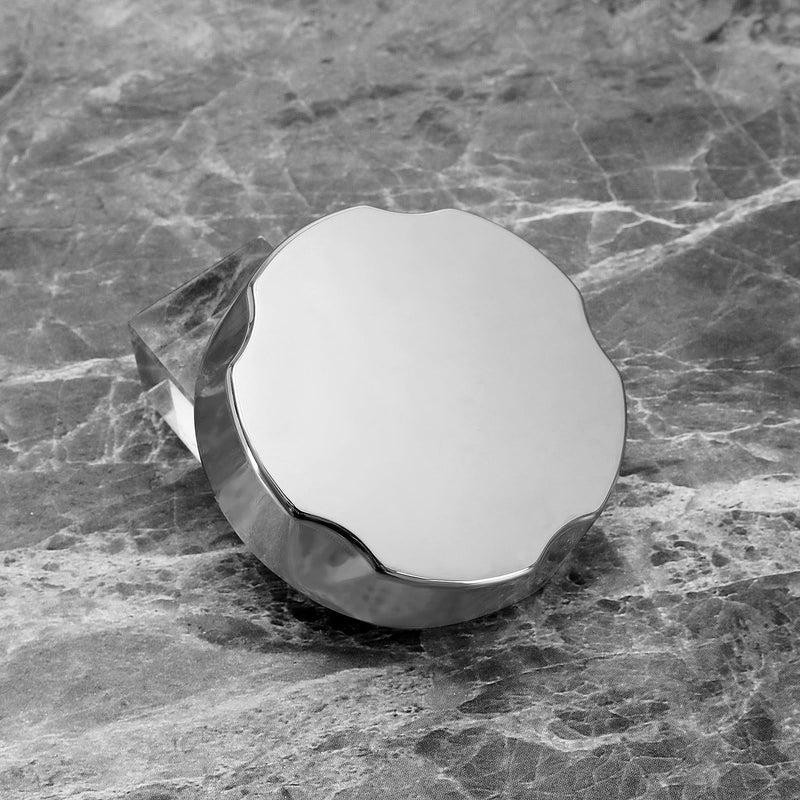 [Australia - AusPower] - SING F LTD Pop Up Bath Control Knob Bathtub Drain Rotating Knob Bathtub Drain Overflow Cover Knob Chrome Plastic Up Bath Plug Knob Bathtub Drain Accessories 