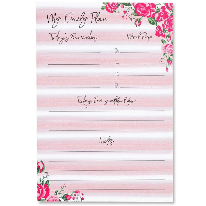 [Australia - AusPower] - Calendar Sticky Notes for Monthly, Weekly, and Daily in Floral Print (8 Pack) 