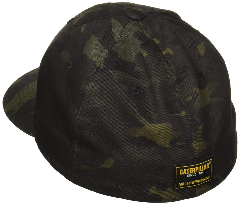 [Australia - AusPower] - Caterpillar Men's Trademark Flexfit Cap Large-X-Large Night Camo 