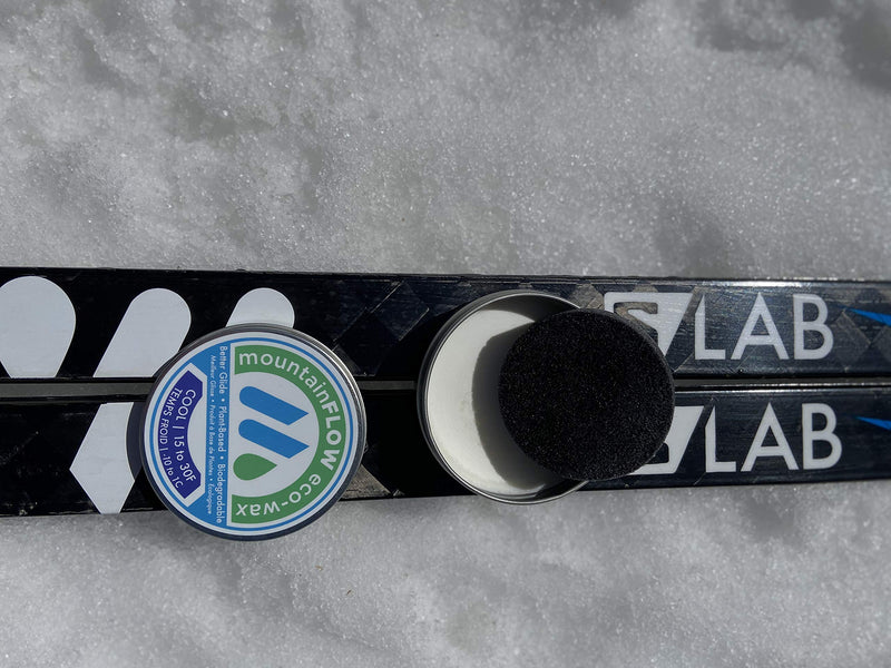 [Australia - AusPower] - mountainFLOW eco-Wax Rub-On Ski/Snowboard Wax/Biodegradable Plant-Based Wax | Cool + Warm 
