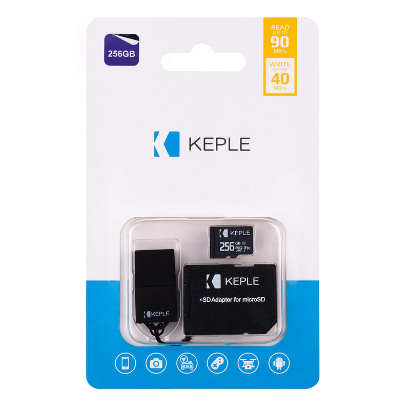 [Australia - AusPower] - 256GB microSD Memory Card Micro SD Compatible with Asus Zenfone Max Plus, Pro, Shot, ZenFone Lite, ROG Phone, ZenFone Live, 5z, 5, Lite, Zenfone V, Zenfone 4, Pro Mobile Phone | 256 GB 256GB 