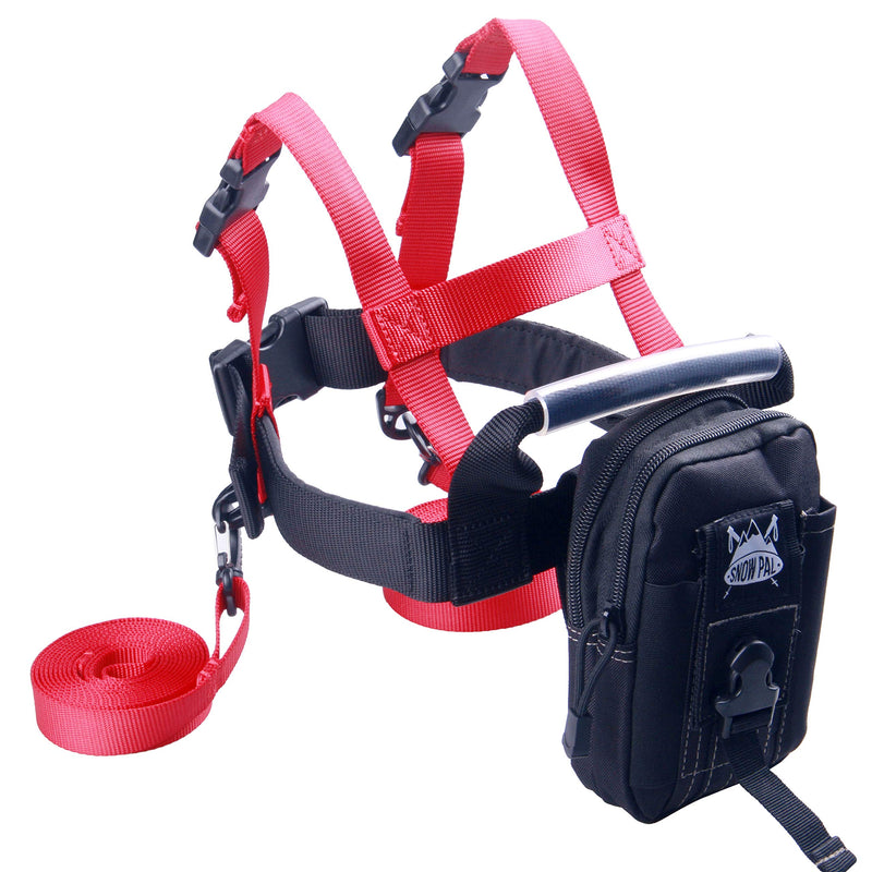 [Australia - AusPower] - GSM Brands Ski Trainer Harness with Leash for Teaching Kids Skiing Safely 