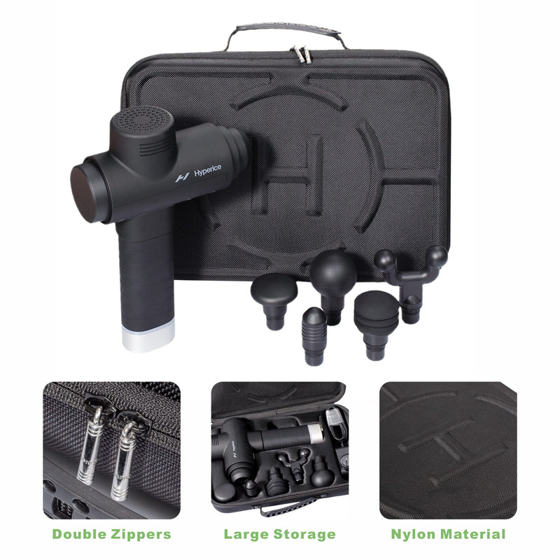 [Australia - AusPower] - Case for Hypervolt 2 Pro /Hypervolt 2, Waterproof Shock Resistant Carrying Case for Hyperice Hypervolt 2 Pro Massage Device Black L 