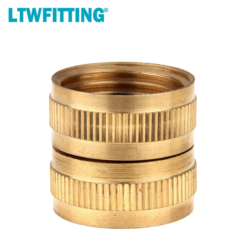 [Australia - AusPower] - LTWFITTING 3/4" FHT x 3/4" FIP Brass Swivel Hose Adapter,Brass Garden Hose Fitting(Pack of 5) 