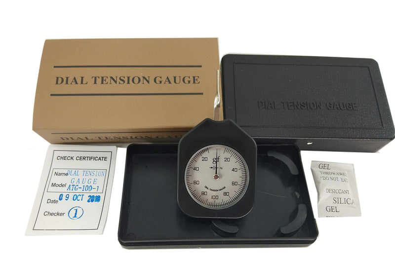 [Australia - AusPower] - VTSYIQI 100g Gram Tension Meter Dial Tension Gauge with 100g Gram Gauge Force Meter 