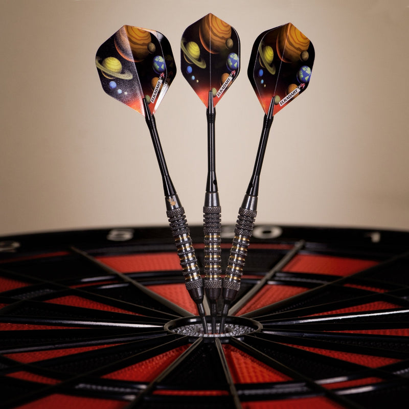 [Australia - AusPower] - Elkadart Orbital Soft Tip Darts with Storage/Travel Case Ringed (18 Grams) 