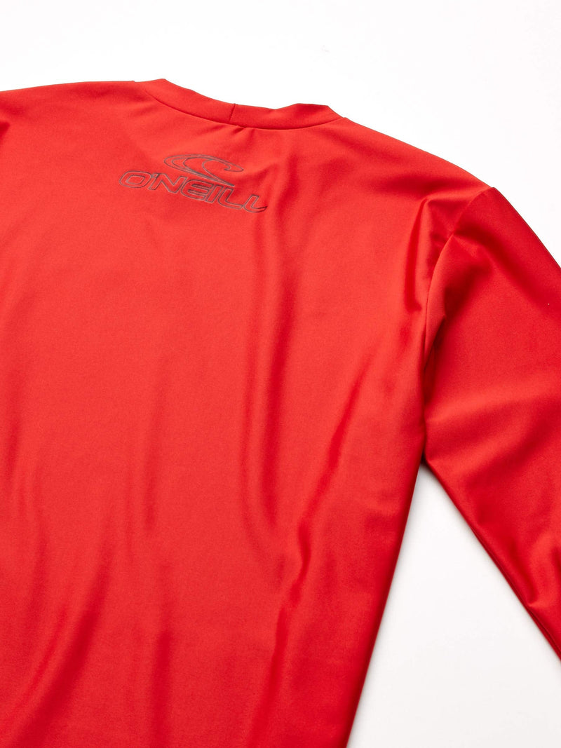 [Australia - AusPower] - O'NEILL boys Youth Basic Skins 50+ L/S Sun Shirt 4 Red 