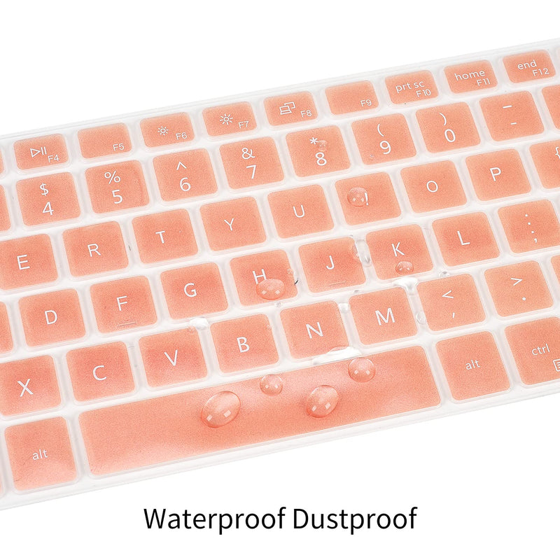 [Australia - AusPower] - Keyboard Cover for 2021 New Dell Inspiron 15 3000 3501 3505 3502 5000 5501 5502 5505 5508 5584 5590 5593 5598, Dell Inspiron 17 7590 7591 7501 7506 7706 7790, 2021 2020 Dell Vostro 3000 5000,Rose Gold Rose Gold 