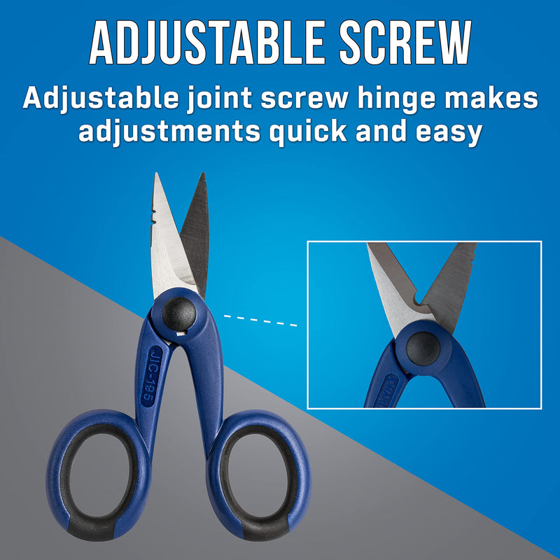[Australia - AusPower] - Jonard Tools JIC-195 Stainless Steel Communication Scissors 