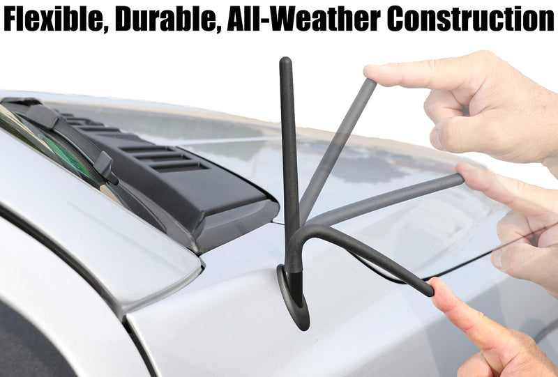 [Australia - AusPower] - AntennaMastsRus - The Original 6 3/4 Inch is Compatible with Ford Excursion (2000-2005) - Car Wash Proof Short Rubber Antenna - Internal Copper Coil - Premium Reception - German Engineered 6 3/4" Inch - PREMIUM CHOICE Black 