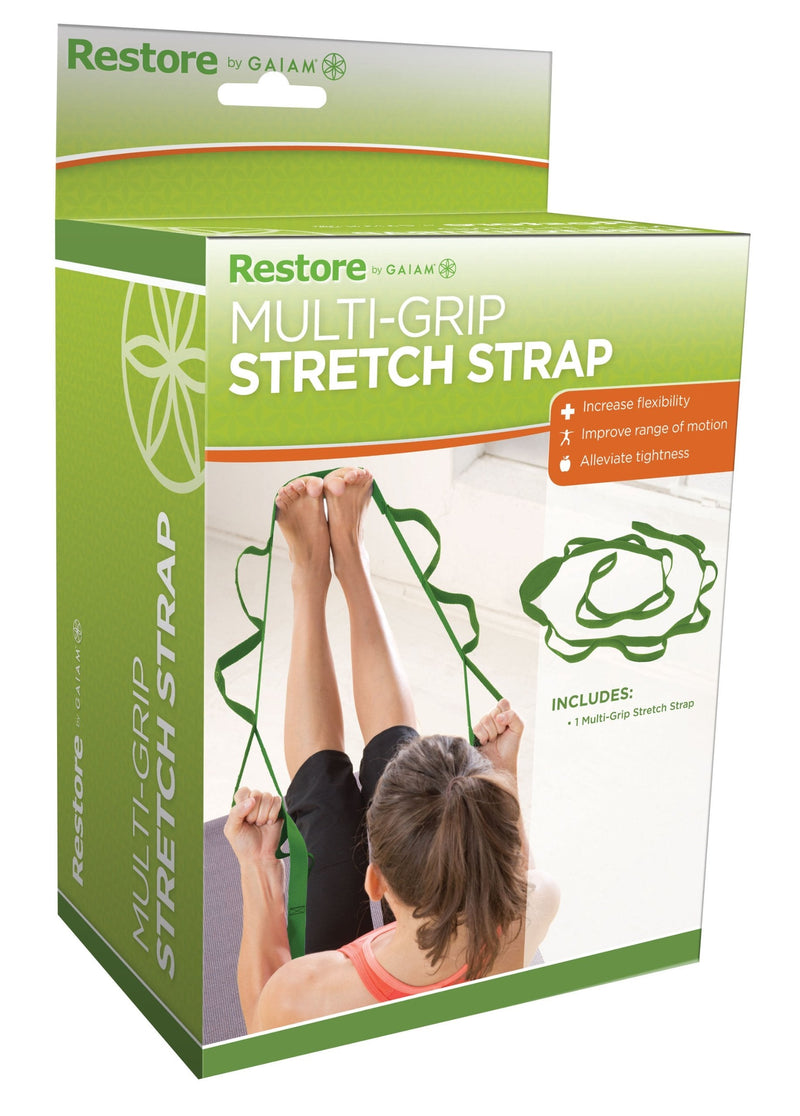 [Australia - AusPower] - Gaiam Restore Multi-Grip Stretch Strap 