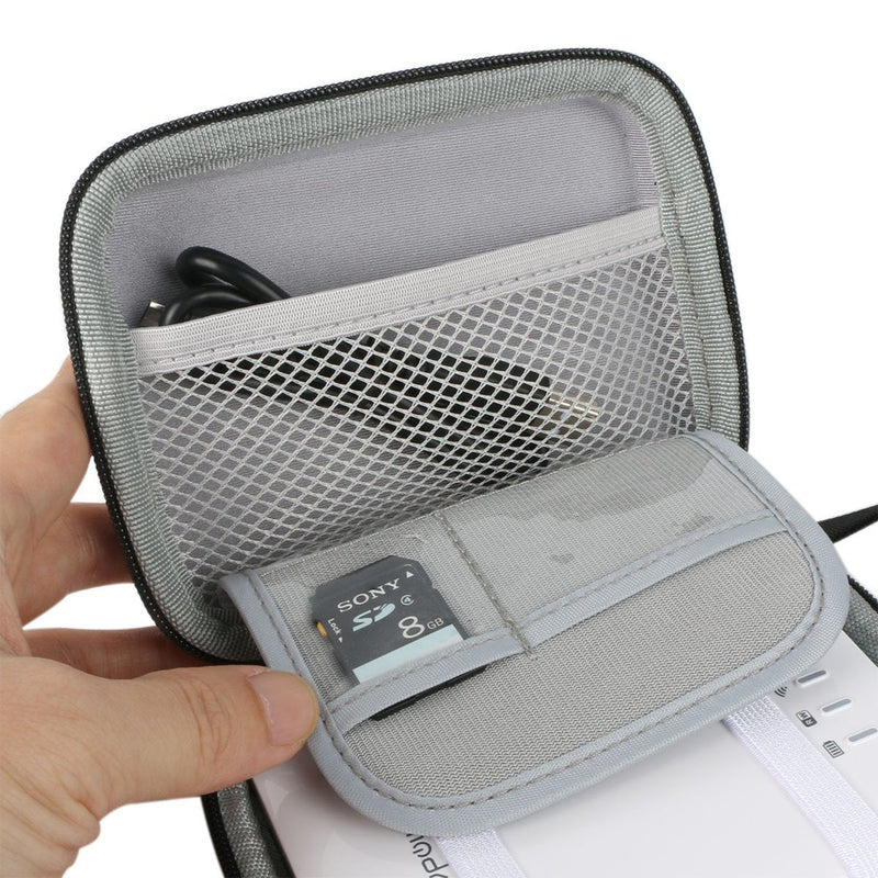 [Australia - AusPower] - Co2Crea Hard EVA Shockproof Carrying Case Pouch Bag for Western Digital, Ultra Slim Essential Elements, Canvio, Samsung M3 Slimline, Passport - Black 