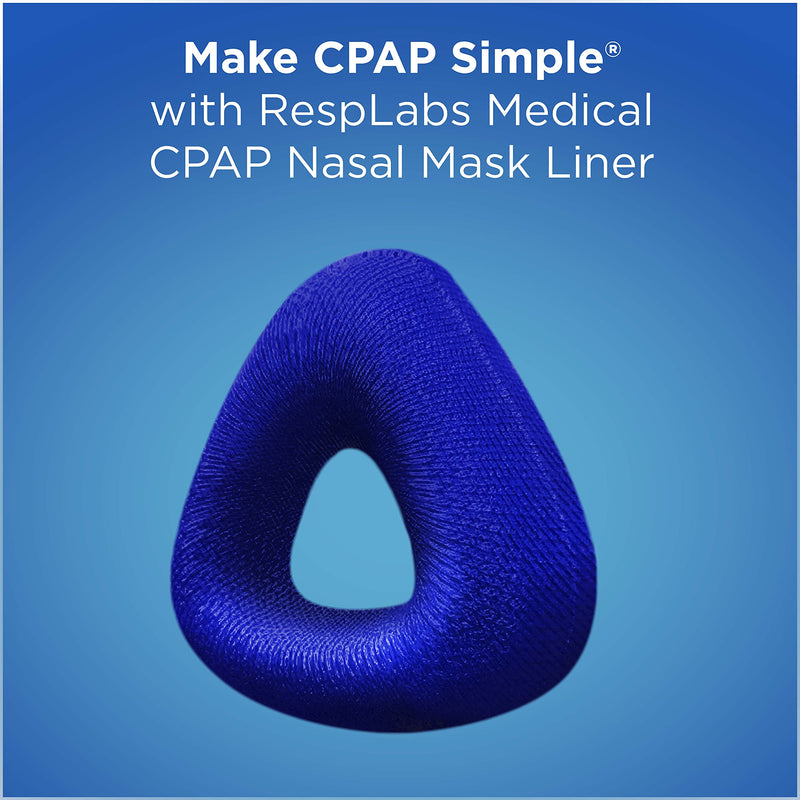 [Australia - AusPower] - resplabs CPAP Mask Liners - Universally Compatible with Most Nasal Masks, Multi-fit - Reusable, Washable Cushion Covers - 4 Liner Pack Universal - 4 Pack 