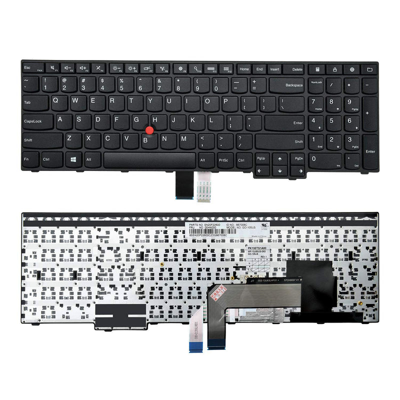 [Australia - AusPower] - AUTENS Replacement Keyboard for Lenovo ThinkPad E550 E550c E555 E560 E565 Laptop No Backlight… 