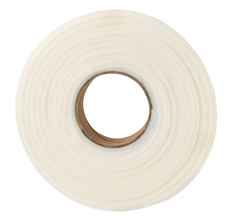 [Australia - AusPower] - Frost King L344H Poly Foam Self-Stick Weatherseal Tape with Open Cell & Maximum Compression, White 1-1/2in Wide x 1/4in Thick x 17ft Long 
