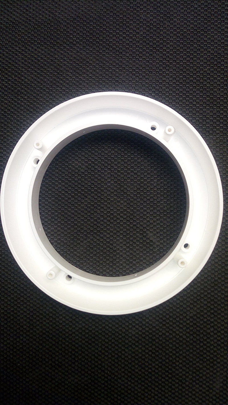 [Australia - AusPower] - 2 Pack White Plastic 1" Depth Ring Adapter Spacer for 5.25"- 6" Car Speaker USA 