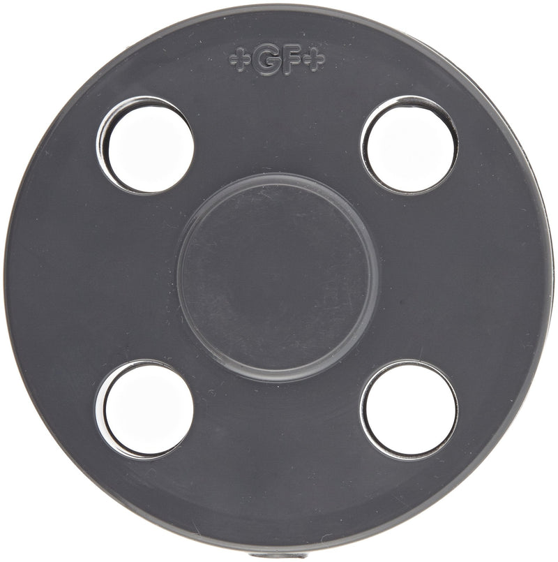 [Australia - AusPower] - GF Piping Systems PVC Pipe Fitting, Blind Flange, Schedule 80, Gray, 1/2" 0.5 Inch 