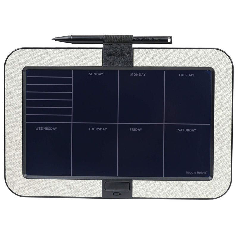 [Australia - AusPower] - Boogie Board Dashboard Message Writing Board with 10 in LCD Writing Tablet, Erase Button, Erase-Lock Switch, Home Organization Templates, Stylus, Magnets and Kickstand for Home Organization & Messages 