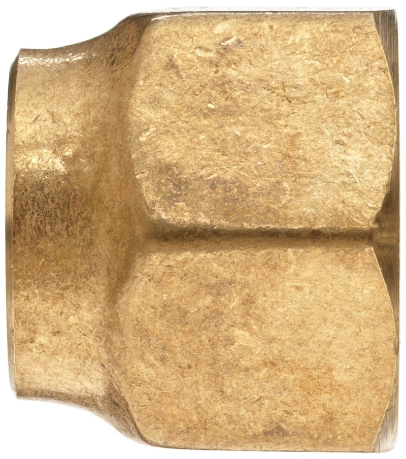 [Australia - AusPower] - Anderson Metals-54018-06 Brass Tube Fitting, Short Forged Flare Nut, 3/8" Tube OD 