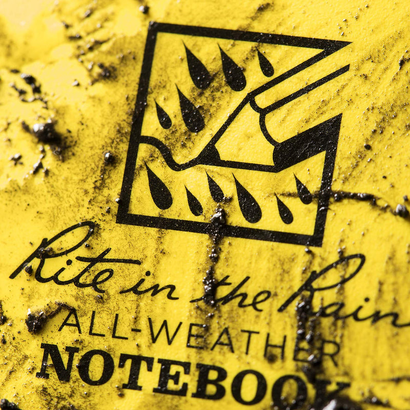 [Australia - AusPower] - Rite in the Rain Weatherproof Top Spiral Notepad, Yellow Cover, Universal Pattern, 3 Pack (No. 146-3), 6 x 4 x 0.375 