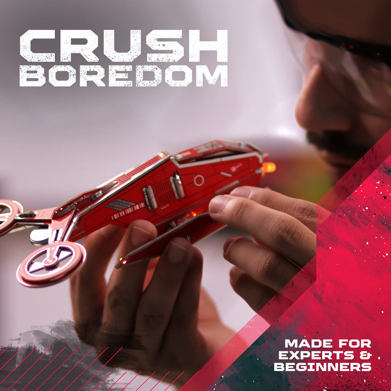 [Australia - AusPower] - Geeek Club DIY Robot Building Kit - 3RT Cyber Copter - Educational Robotics Kits for Kids - Science Kid STEM Toys - Printed Circuit Board Set - Build Your Own Robotic Helicopter - Engineering Toy Kit Cyber Copter no toolkit 