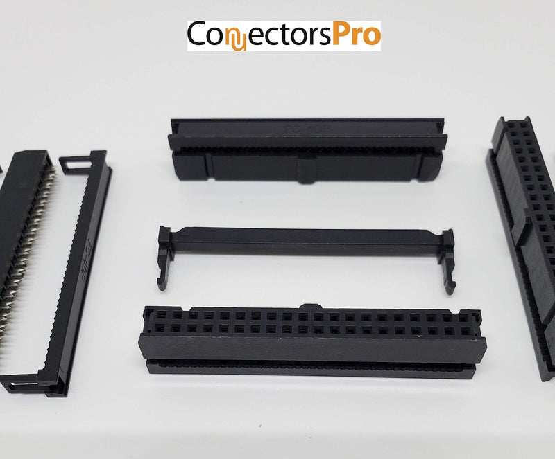[Australia - AusPower] - PC Accessories - Connectors Pro 25-Pack 2X20 40P 2.54mm 0.1" Pitch Dual Rows IDC Sockets for Standard Flat Ribbon Cable, 40 Pins FC Female Connector 