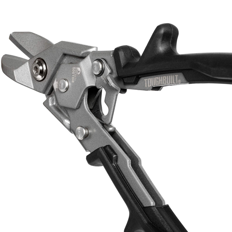 [Australia - AusPower] - ToughBuilt - Bulldog Cut Aviation Snips - One Handed Lock Operation - (TB-H4-60-B) 
