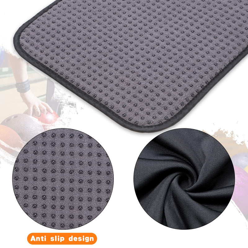 [Australia - AusPower] - Zhanmai Bowling Ball Polisher and 2 Pieces Shammy Bowling Towel 10 x 8 Inches, Bowling Ball Cleaner See Saw Bowling Towel Black Microfiber Bowling Polisher Easy Grip Bowling Rag Bowling Accessories 