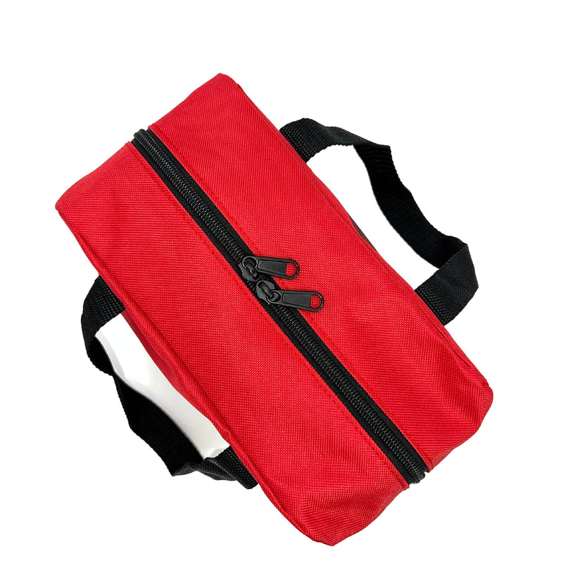 [Australia - AusPower] - TRADESAFE Lockout Bag for Lockout Tagout Devices - Lock Out Bag for Loto Supplies, Wear-Resistant Canvas Material, Easy to Carry Tool Kit Bag with Handles, 9 ?-inch x 5 ½-inch x 4 ????-inch 