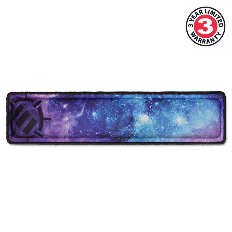 [Australia - AusPower] - ENHANCE Keyboard Wrist Rest - Keyboard Wrist Support with Memory Foam Wrist Pad and Premium Anti-Fray Stitching - Fits Full Size Keyboards Helps with Wrist Pain for PC, Laptop, Office Typing - Galaxy Full Size (Galaxy) 