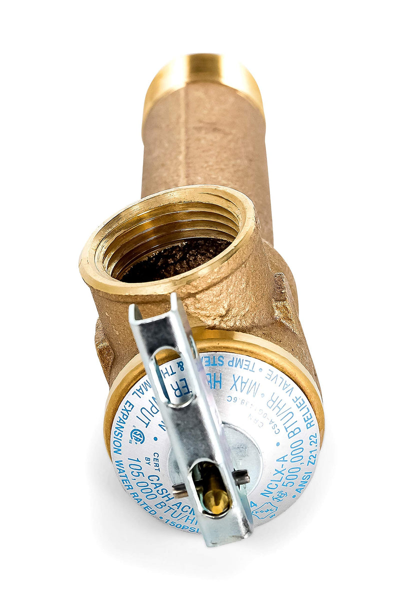 [Australia - AusPower] - Camco 10427 3/4" Temperature and Pressure Relief Valve with 3-5/16" Long Shank 