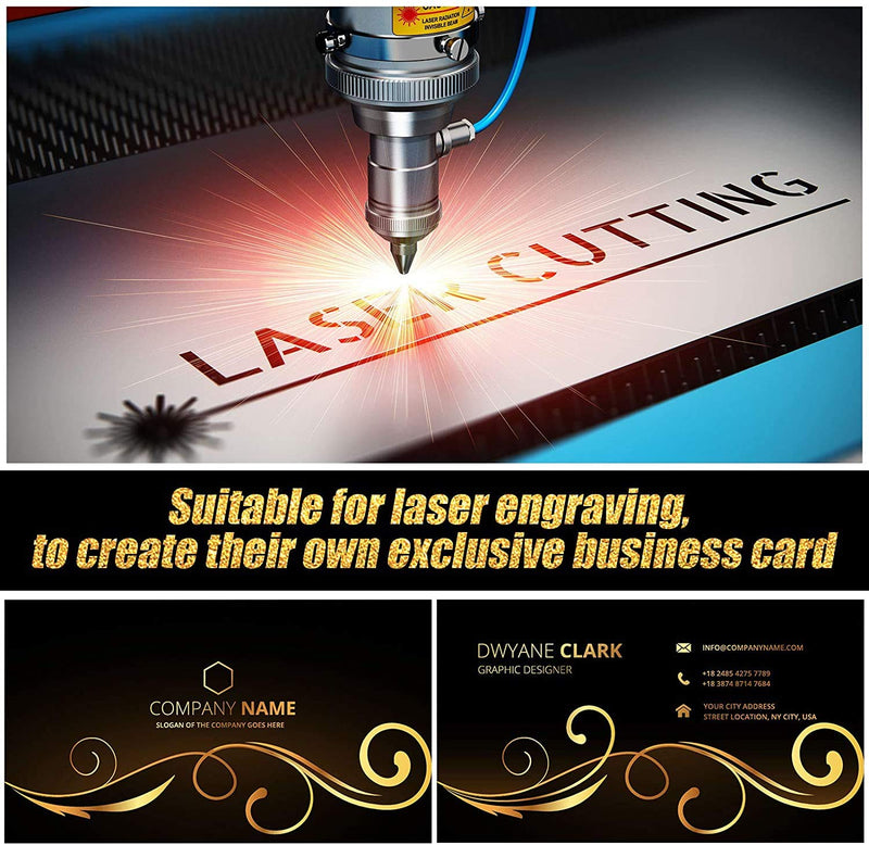 [Australia - AusPower] - 100pcs Printable Metal Business Card, Sublimation Blanks White Business Card for Promotion Gift Card Name Card Desk Number Tag Gift Metal Cards, 3.4''x2.1'' 